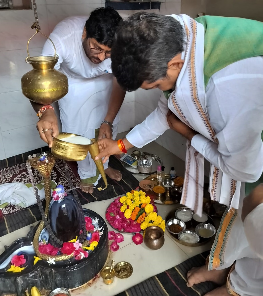 rudrabhishek by VC sir